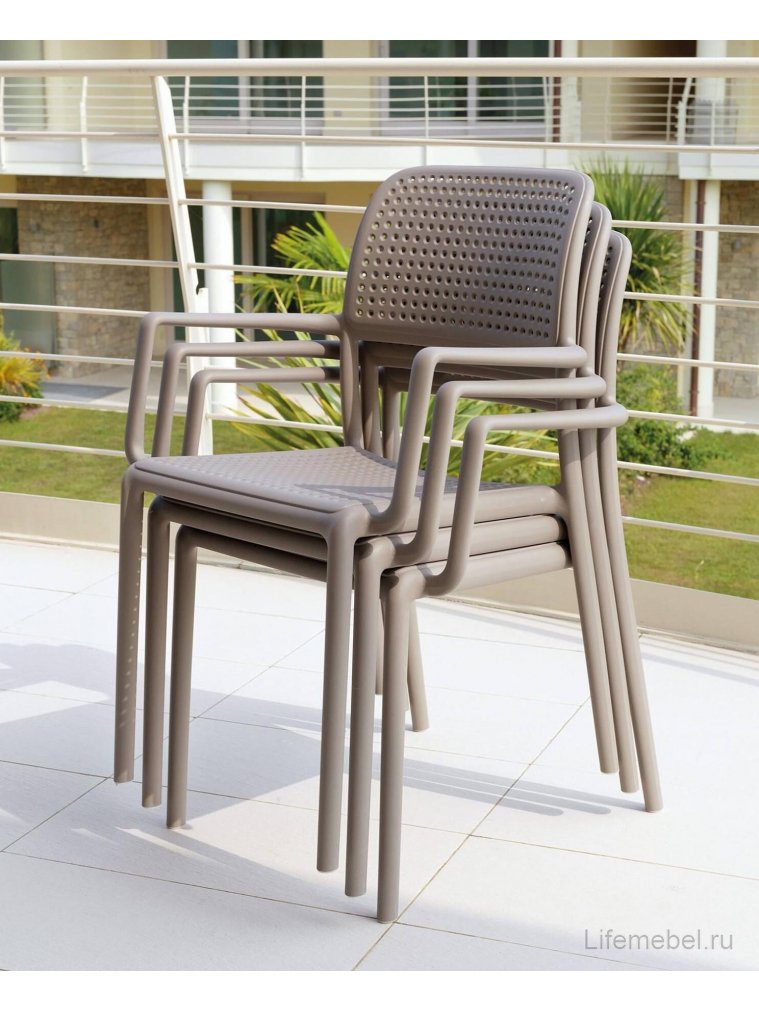 Пластиковое кресло Bora тортора