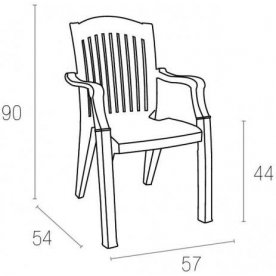 Пластиковое кресло Classic