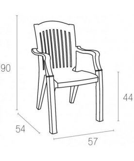 Пластиковое кресло Classic