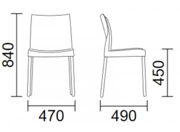 Пластиковый стул Ice