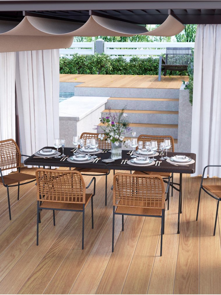 Металлический стул Люмена светло-коричневый