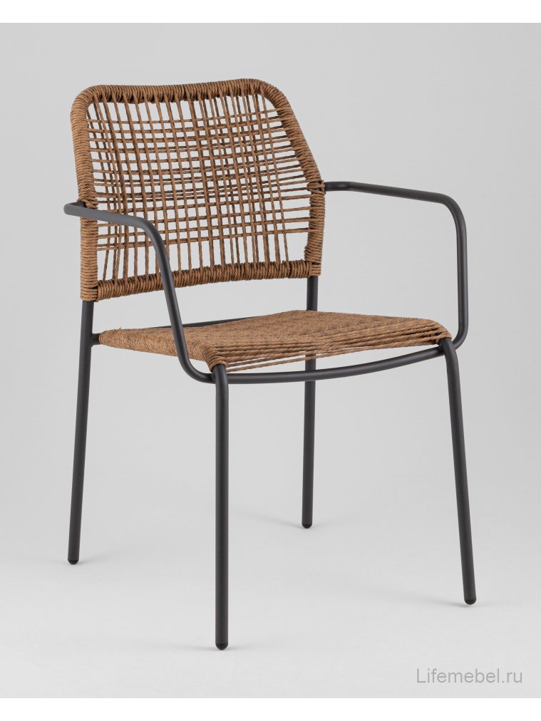 Металлический стул Solaia светло-коричневый