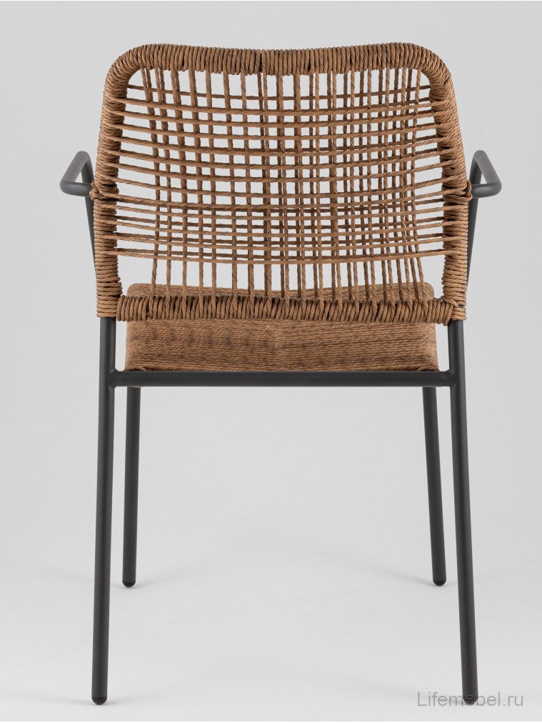 Металлический стул Люмена светло-коричневый