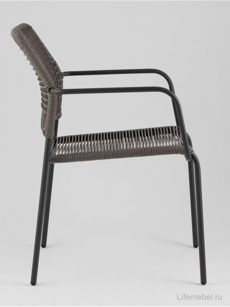 Металлический стул Люмена темно-серый