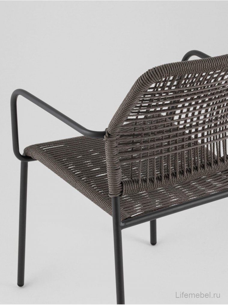 Металлический стул Люмена темно-серый