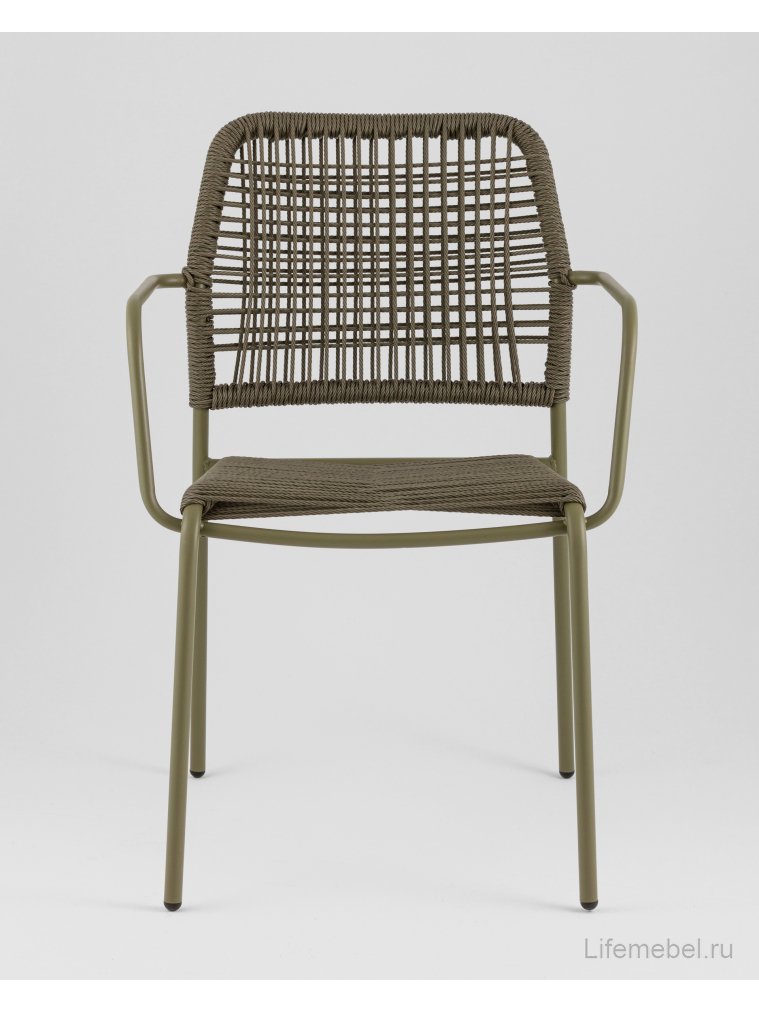 Металлический стул Solaia зелёный