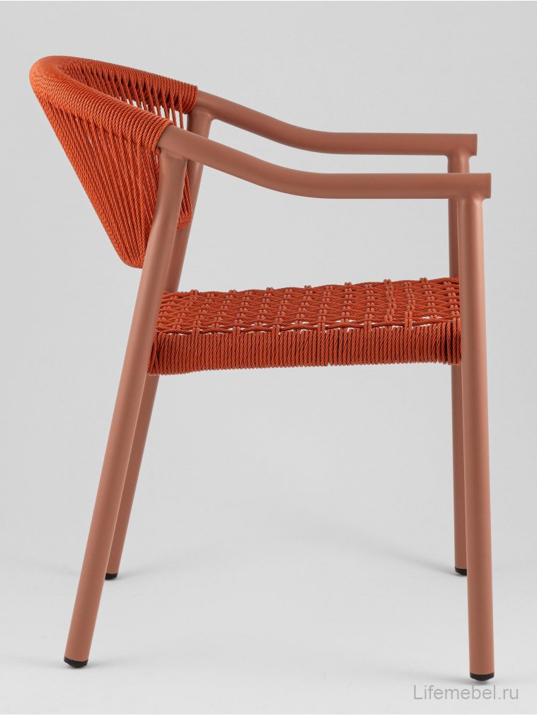 Металлический стул Лиана красный