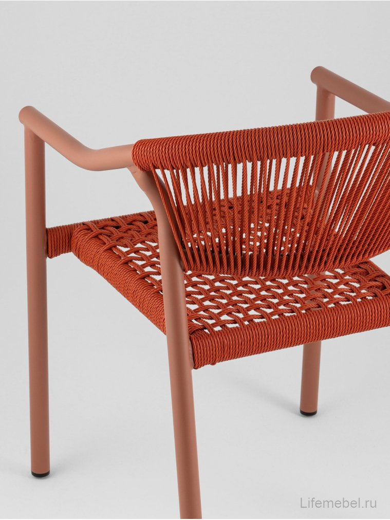 Металлический стул Лиана красный