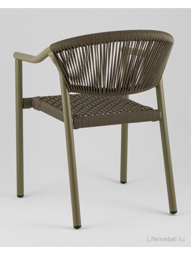 Металлический стул Лиана зелёный