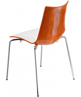 Пластиковый стул Zebra Bicolore 4 legs