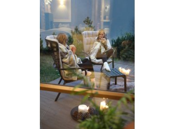 Табурет пластиковый Poggio антрацит