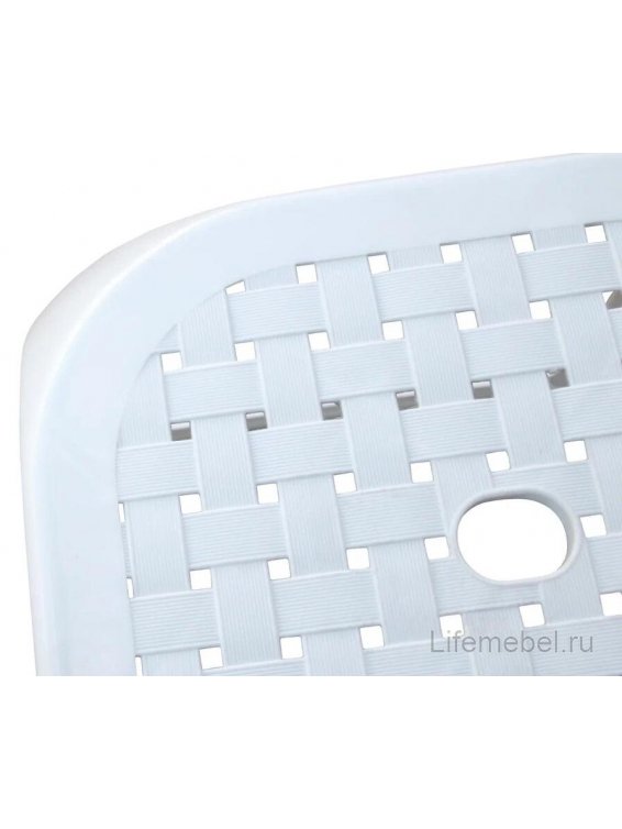 Пластиковый табурет Стиль белый