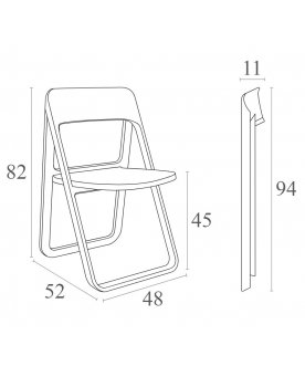 Складной стул 234/079-1569