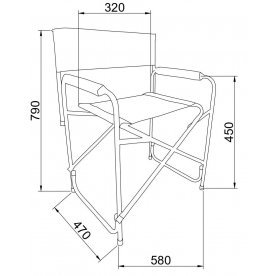 Складной стул Комфорт Люкс