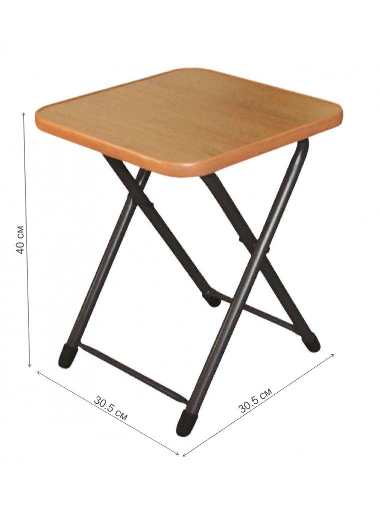 Складной стул Ника ТС коричневый