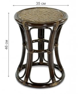 Табурет из ротанга 12/14