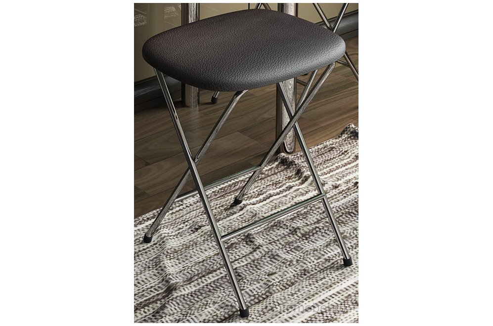 Табурет складной Экстра темно-коричневый