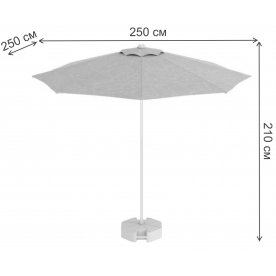 Зонт 50-1011-25/TILT/W/2709+51-1001-02