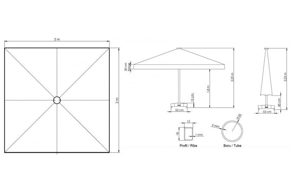 Зонт 50-1011-30 бежевый
