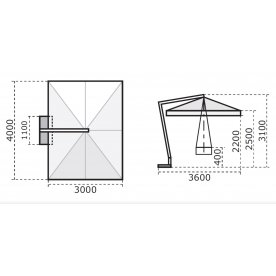 Зонт 091/3040PABA1S