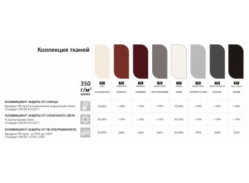 Зонт профессиональный 3х4 м Palladio Standard натуральный / слоновая кость