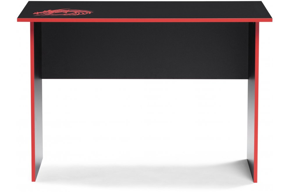Письменный стол Эрмтрауд черный / красный  - Уцененный экземпляр