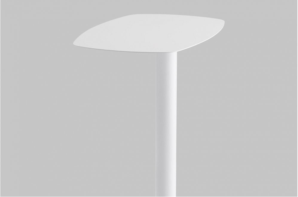 Приставной столик Lanor L металл белый
