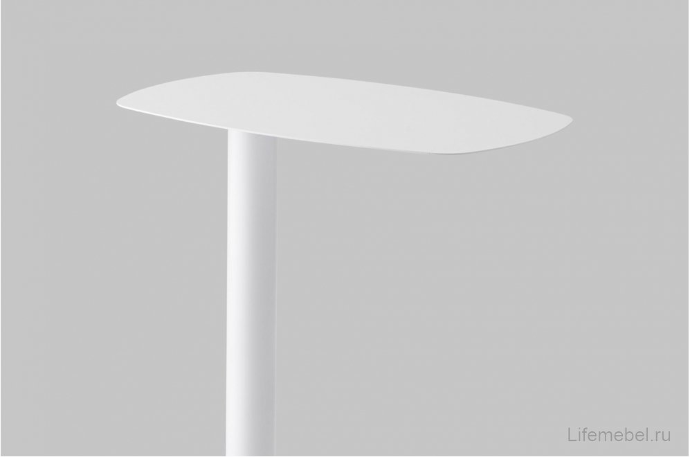 Приставной столик Lanor L металл белый