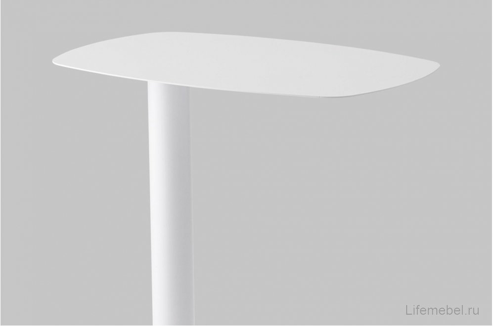 Приставной столик Lanor S металл белый