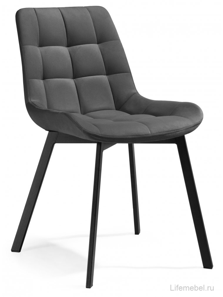 Комплект стульев Форт 4 шт темно-серый / черный