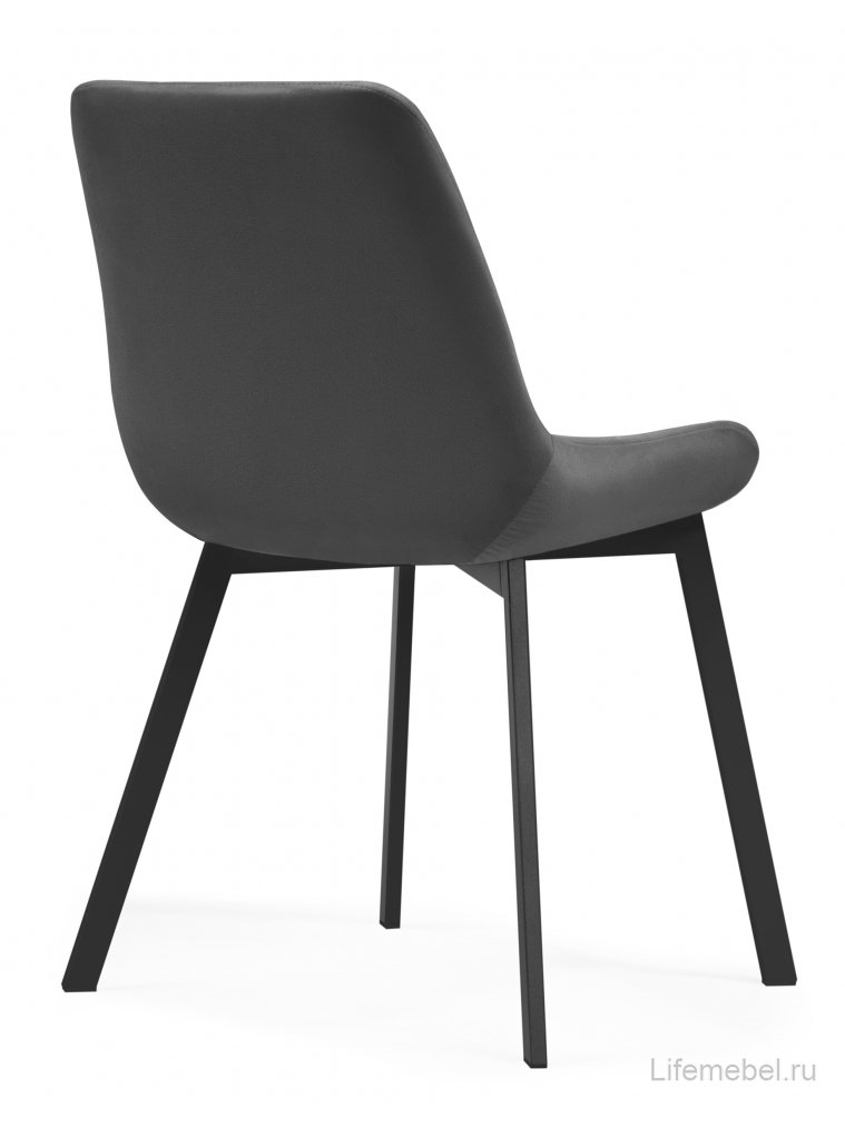 Комплект стульев Форт 4 шт темно-серый / черный