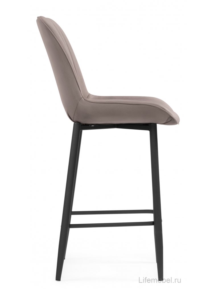 Комплект стульев полубарных Онда 2 шт латте / черный