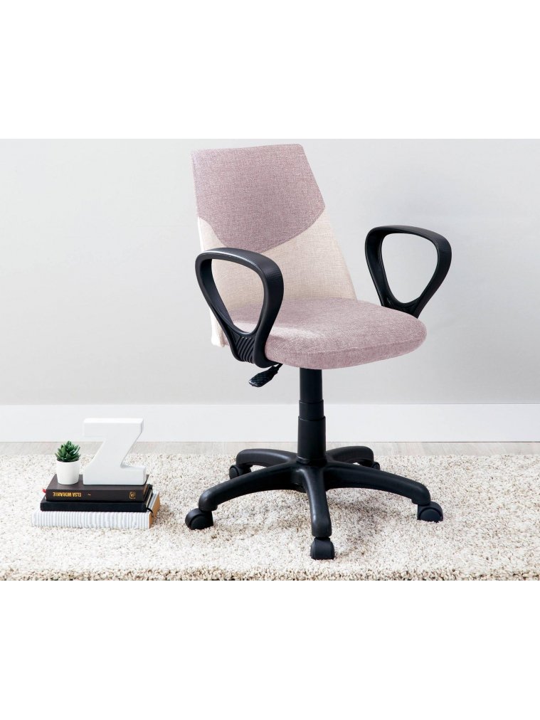 Компьютерное кресло детское Dual pink розовое