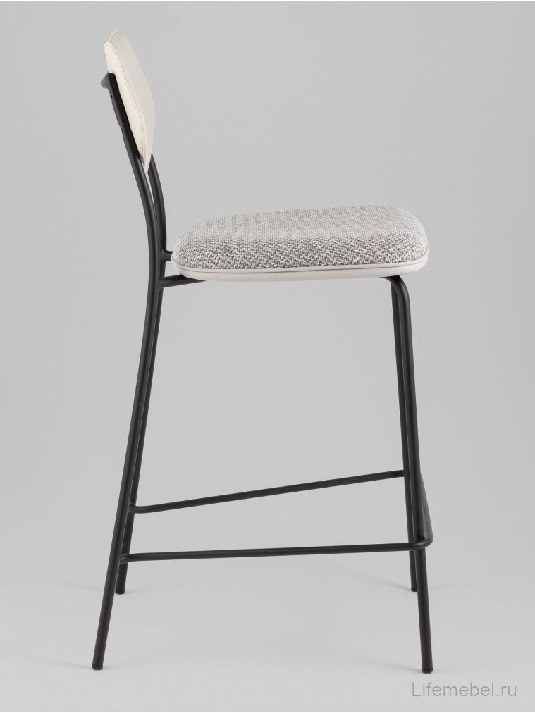 Полубарный стул Элси серый
