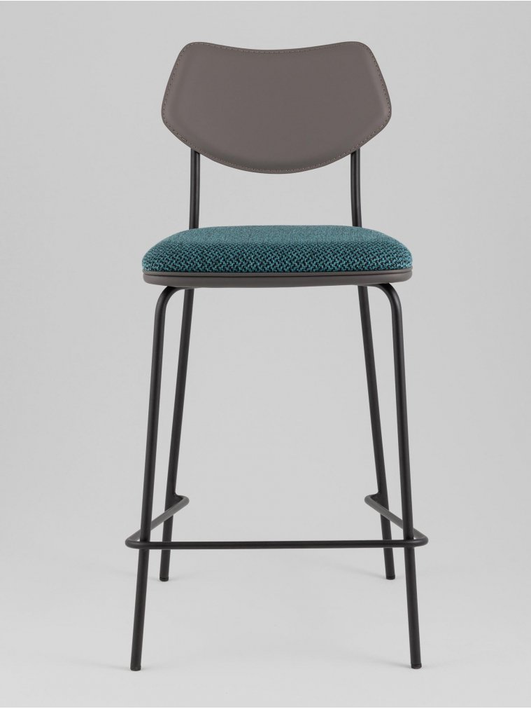 Полубарный стул Элси темно-бирюзовый
