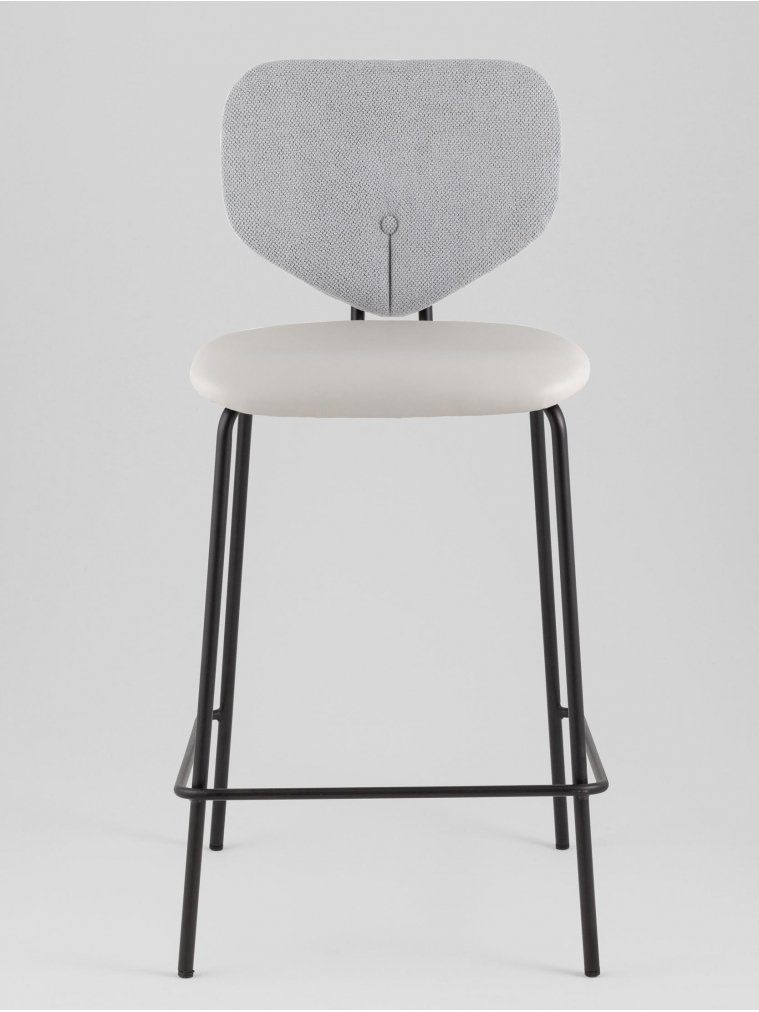 Полубарный стул Саймон серый