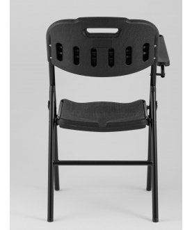 Раскладной стул Кейт банкетный со столиком черный