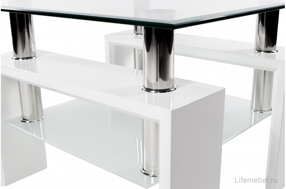 Журнальный стол ST-052 белый - Уцененный экземпляр