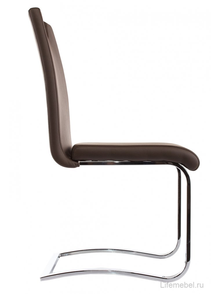 Стул Avola Brown/DC-1050 brown(640)/chrome стул (бр) 1522БР5645 - Отстутсвует спинка.