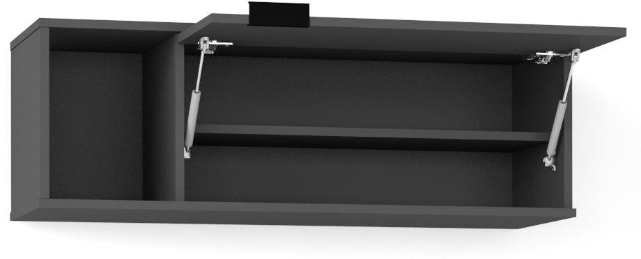 Навесной шкаф City графит