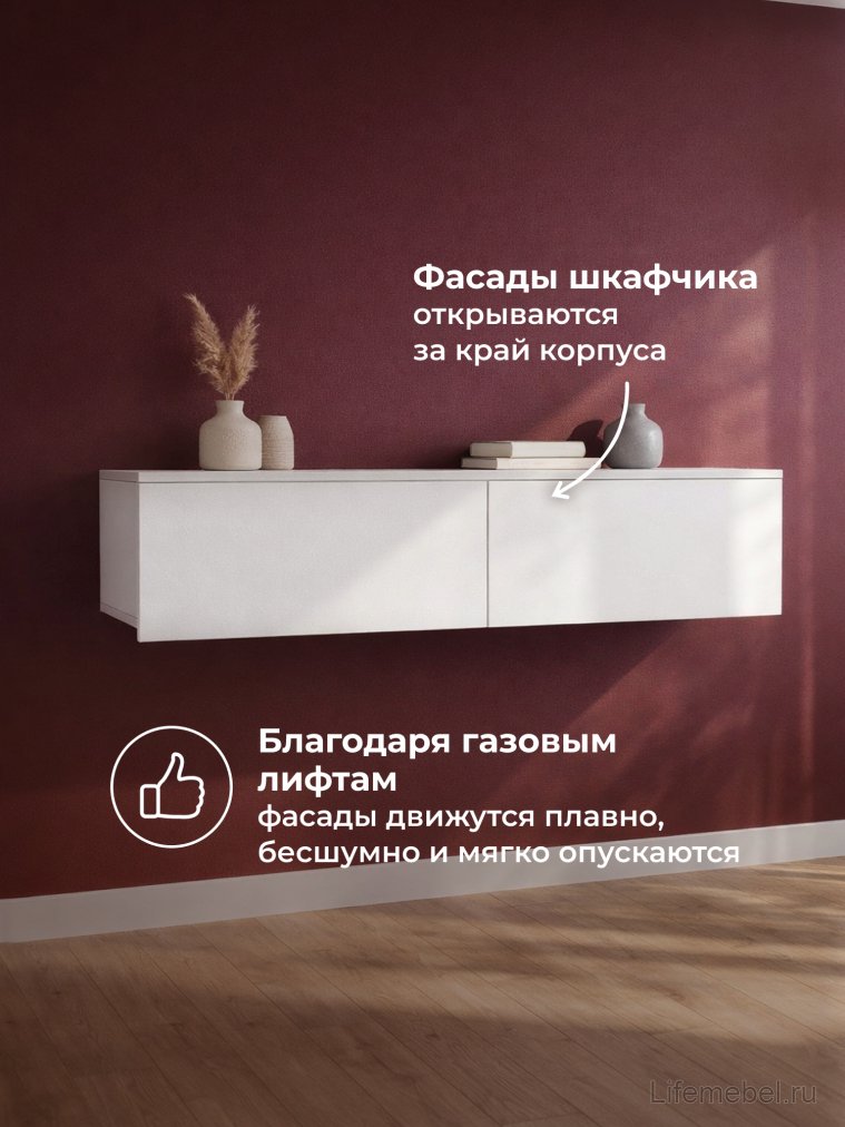 Навесной шкаф Роут белый