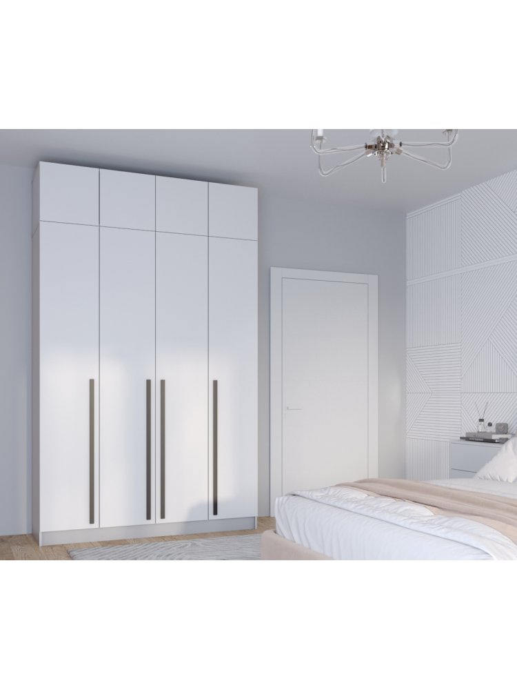 Шкаф навесной Бостон 160 белый