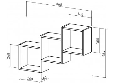 Шкаф навесной Флэш