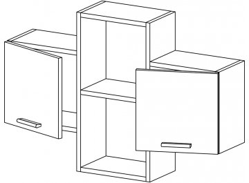 Шкаф навесной Флэш