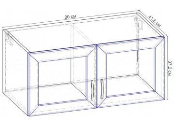 Шкаф навесной Шкаф навесной 800 ПН.006.800-03
