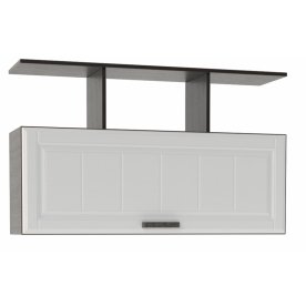 Шкаф навесной Рейна венге / белое дерево