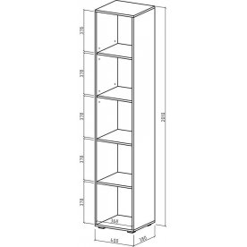Шкаф бельевой Плутон 1