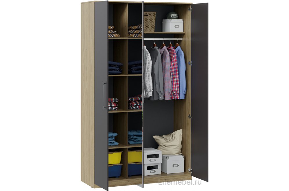 Шкаф Агата вяз благородный / базальт