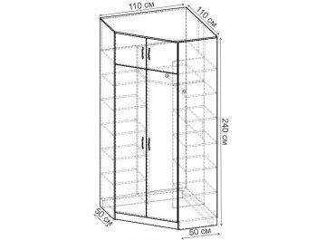 Шкаф Alisa-16 ШРУ.015.1100-01
