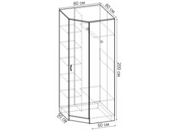 Шкаф Alisa-1 ШРУ.003.800-01